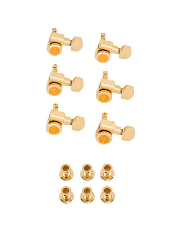 FENDER - Locking Stratocaster - Telecaster Staggered Tuning Machines GOLD 6 0990818200 image 1