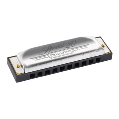 Hohner 560PBX-C Progressive Series 560 Special 20 Harmonica - Key