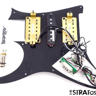 Ibanez JEMJRSP Steve Vai HSH LOADED PICKGUARD, Infinity Black Guitar Parts image 2