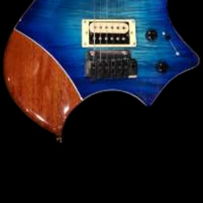 Urban Custom Guitars Modern Electric Guitar - Flamed Blue image 1