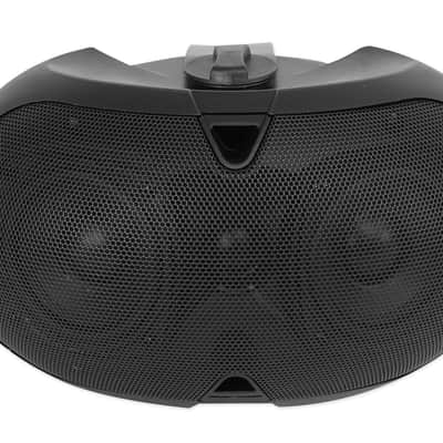 Rockville D4-70 Black Dual 4" 70 Volt Commercial/Restaurant Wall Mount Speaker image 1