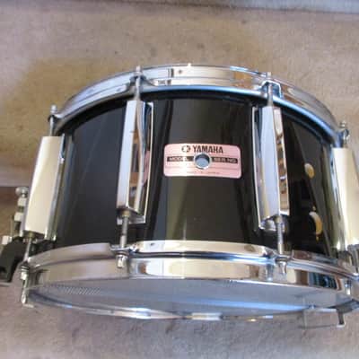 Yamaha Vintage Recording Custom Snare Drum, 14 X 6.5, Black Lacquer, Japan Made - 1983! image 1
