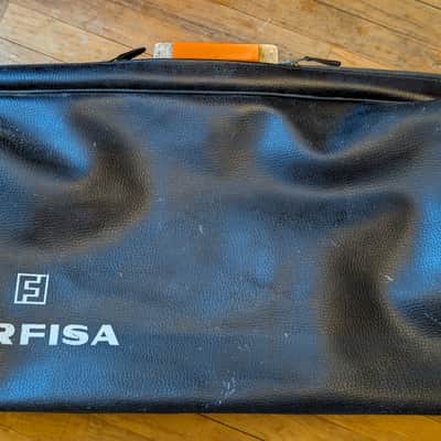 Leather Carrying Case for Farfisa Fast 2 49-Key Organ 1968 - 1971 image 1