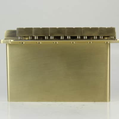 Stratocaster brass tremolo wide spacing image 6