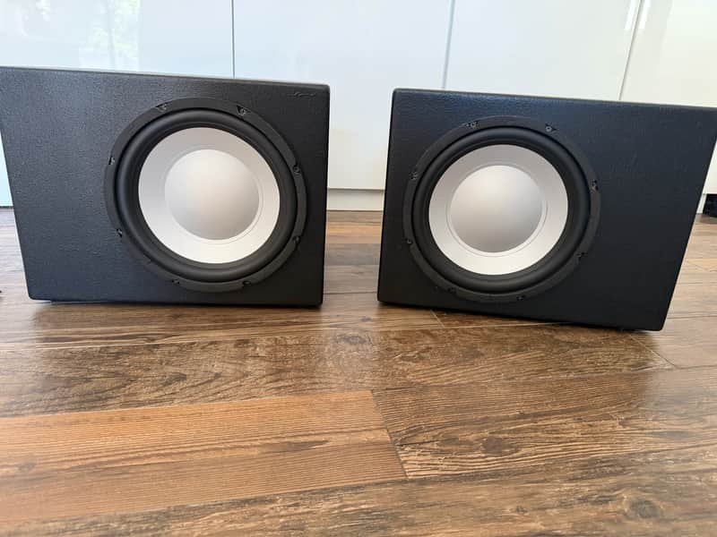 Dayton Audio 500 watt Subwoofer PAIR Dayton Audio SPA500DSP 2020 - Black image 1