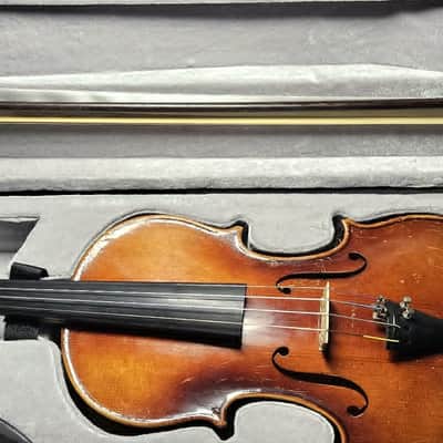1965 |W.GER| E.R. Pfretzschner Strad Copy 4/4 Violin | Caspari Pegs | Baroque Bridge | Dominant | image 9