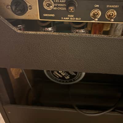 1965 Fender Vibrolux Reverb AA864 Blackface image 3