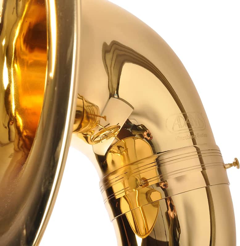 ADAMS MSP1 Sousaphone NEW w/case - clear lacquer image 1