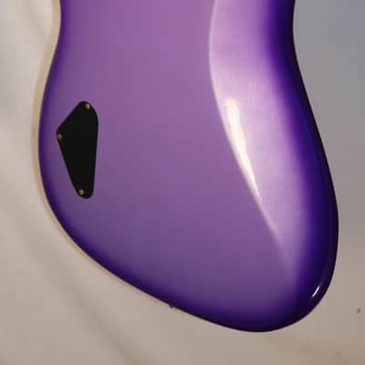 Hohner Professional ST Metal Purple Burst Locking Tremolo electric guitar used image 8