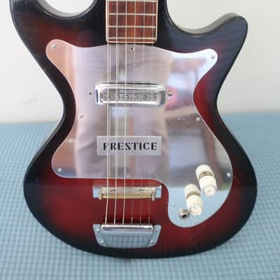 Time Warp Clean Vintage 1960s Teisco Bizarre Guitar Kawai S1 S70 1 PU Awesome Rare Stock Wicked Design Kingston Norma Zim-Gar image 2