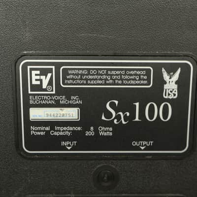 Pair of Electro-Voice EV Sx100 12" 2-Way 200W Portable Passive PA Speakers image 10