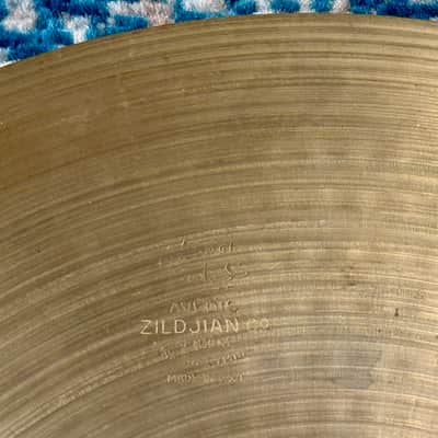 14” PAPER THIN 1960s EARLY Zildjian A NEW BEAT Hihats 781g 894g image 6