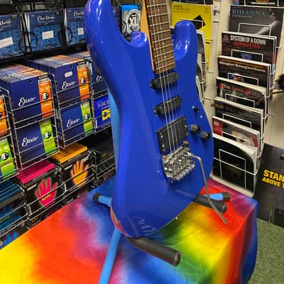 Aria Pro II SL-DX3 electric guitar in blue - Made in Japan image 1