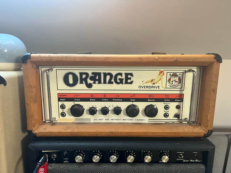 Orange OR120m - vintage guitar head image 1