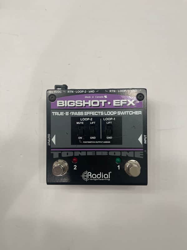 Radial Engineering Bigshot EFX V2 True Bypass Effects Loop Switcher Guitar Pedal image 1