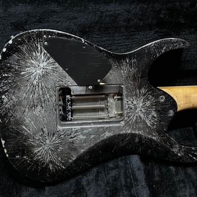 Ibanez RGR320EX-SAR Silver Arctic Frost Electric Guitar Splatter Finish image 12