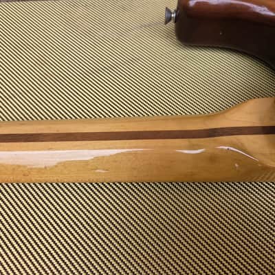 Vintage 1974 Fender Stratocaster Electric Guitar w/ Tweed Hardshell Case! Staggered Pole Pickups, Tuxedo Plastic! image 15