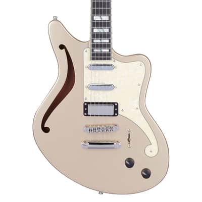 D'Angelico Deluxe Bedford SH Desert Gold w/Case image 4