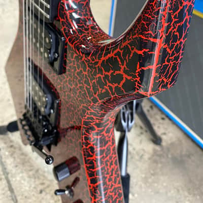Pre Loved B.C Rich Ltd Ed Stranger Things "Eddie's Guitar" Warlock | Crackle image 11