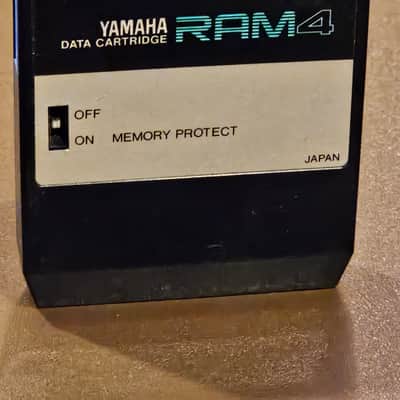 Buy used Yamaha RAM-4 data cartridge 1980's - Black