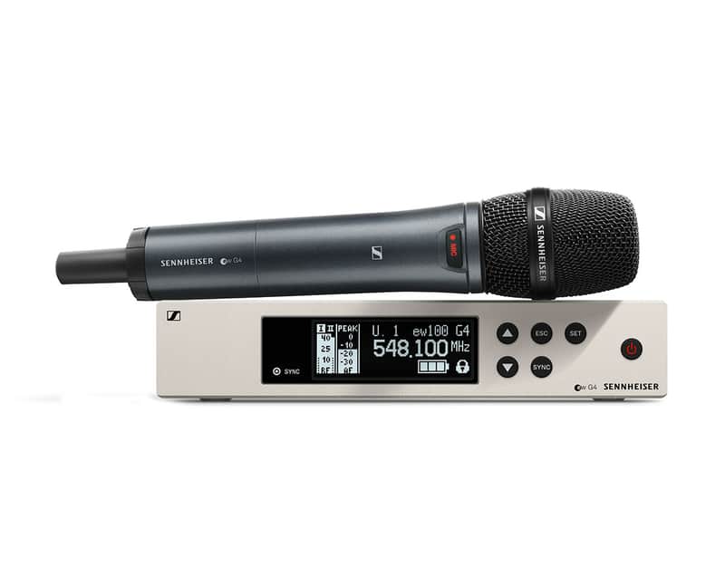 Sennheiser EW 100 G4-865-S Wireless Handheld Microphone System with MME 865 Capsule (A-Band: 516-558 MHz) image 1