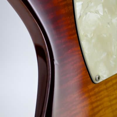 Used Fender Telecaster Deluxe Foto Flame Aged Cherry Sunburst Electric Guitar w/OHSC image 8