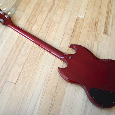 1990 Greco SG Electric Guitar Cherry SS-600 Lawsuit Mint Collection Japan w/ Hardshell Case image 11