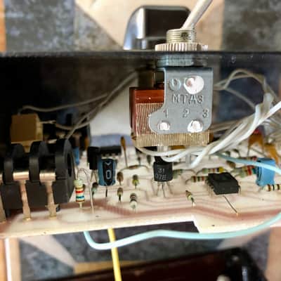 Electro-Harmonix Russian Small Stone Phase Shifter v3 1999 - Black with Uncapitalized Logo image 9