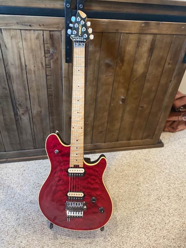 Peavey EVH Wolfgang 1996 Pat. Pend. Quilted, Arch Top Drop D "Tuna" image 1