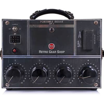 RCA OP-7 Portable Mixer Amplifier Tube Amp Vintage Rare Direct Outputs UTC A-20 OP7 image 2