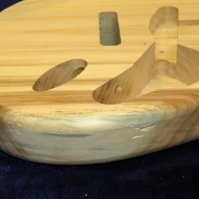Aged Barnwood Pine Strat Style body - 2lbs12oz #3685 *IMPORT CHARGES INCLUDED image 6