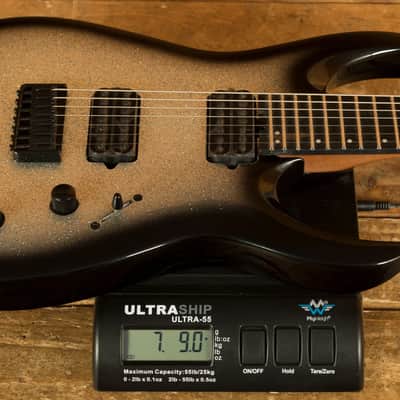 Jackson Pro Plus Misha Mansoor Juggernaut HT7 - Caramelized Maple - Silverburst Sparkle - 7-String image 8