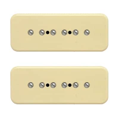 Bare Knuckle Half Note 90 P-90 Pickup Set Cream Covers