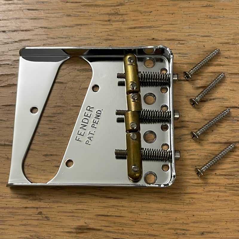 Fender Custom Shop RSD Tele Saddle Bridge Chrome American Vintage Original USA Telecaster NOS image 1