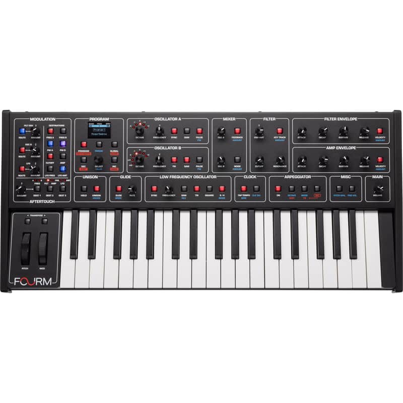 Sequential Fourm 4-Voice Polyphonic Analog Synthesizer image 1