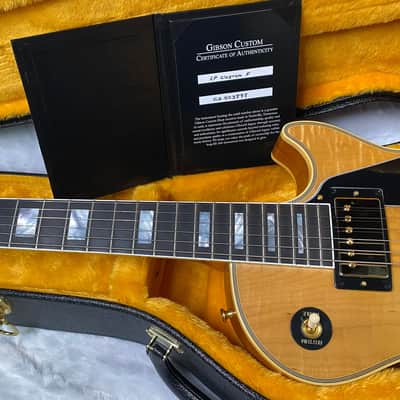 NEW! Gibson Dealer Select Custom Shop Les Paul Custom - Wild AAA Figured Flame Top - Antique Natural - Authorized Dealer - 8.7 lbs - G05981 (Copy) image 12