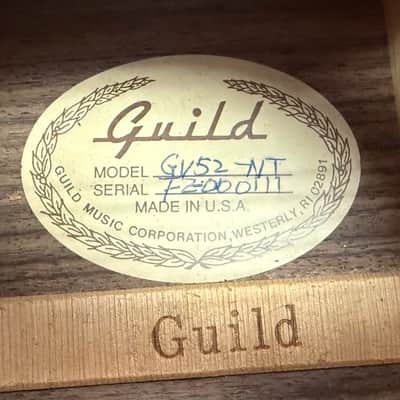 1994 Guild GV-52 NT Acoustic Electric Guitar image 13