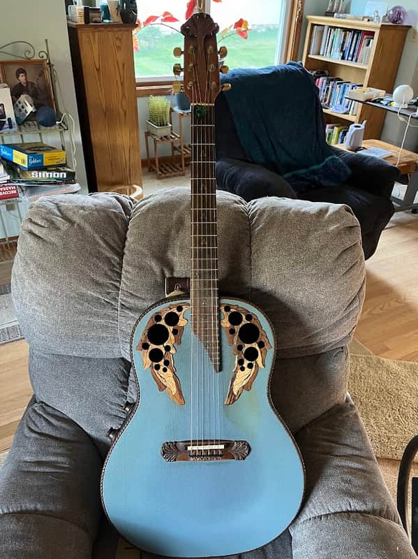 Ovation Adamas 1687-8 1981 - Blue Burst image 1