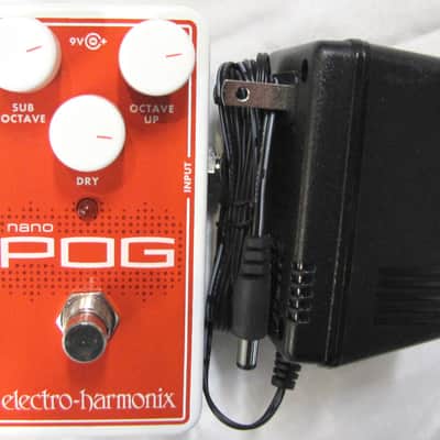 Used Electro-Harmonix EHX Nano Pog Polyphonic Octave Generator Effects Pedal!