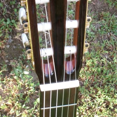 1986 Kazuo Yairi H-5 Hermann Hauser Model Classical Guitar - Natural+Hard Case image 7
