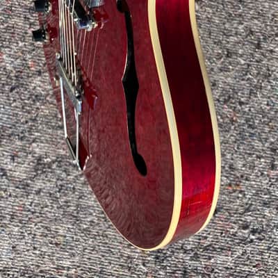 Gibson ES-335TD Lefty 1976 - Cherry/Wine Red image 5