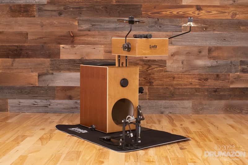 LOOTA PROFESSIONAL DRUM KIT BUNDLE, DARK ARCTIC BIRCH, WITH RIGHT FOOT PEDAL image 1