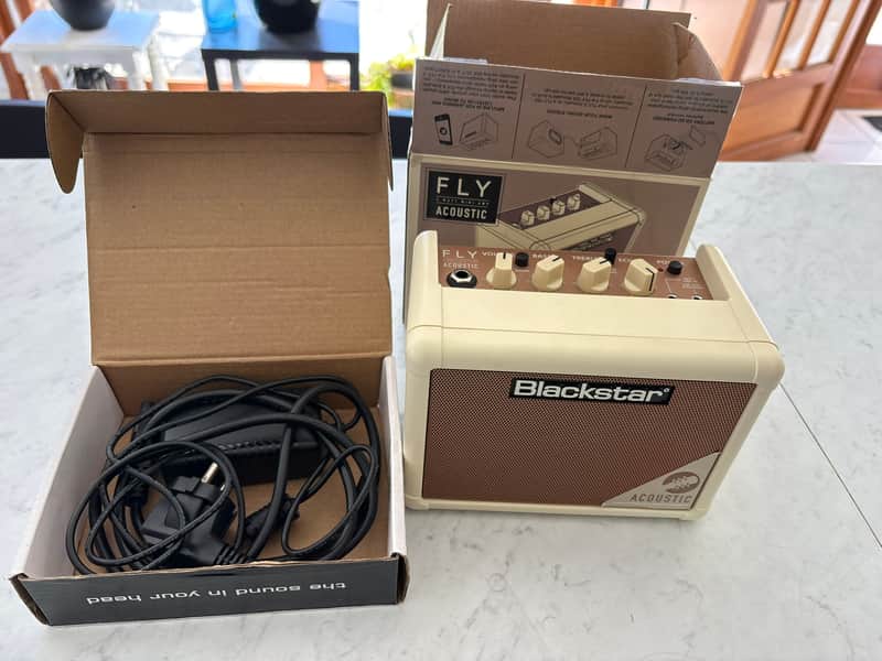 Blackstar Fly 3 Acoustic 3-Watt 1x3" Battery-Powered Mini Guitar Combo 2020 - Present - Cream image 1
