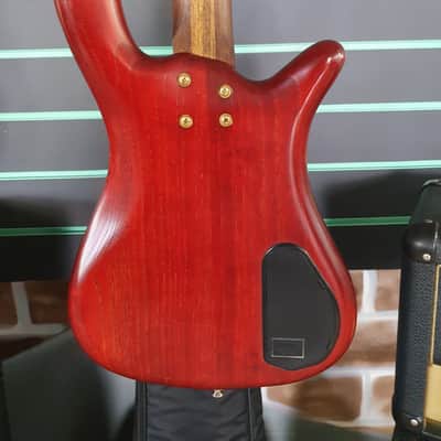 Warwick Streamer LX Jazzman Burgundy Red Oil 2003 Electric Bass Guitar image 16