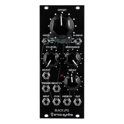 Erica Synths Black LPG Eurorack Lo Pass Gate Module image 1