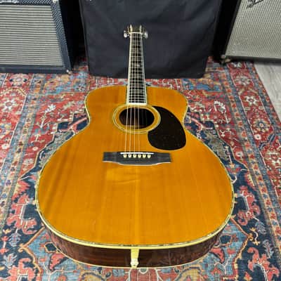 MIJ Morales BM-100 All Solid Wood 1979 "Big Mac" 0000 Size Thin Scalloped BracesAcoustic image 13