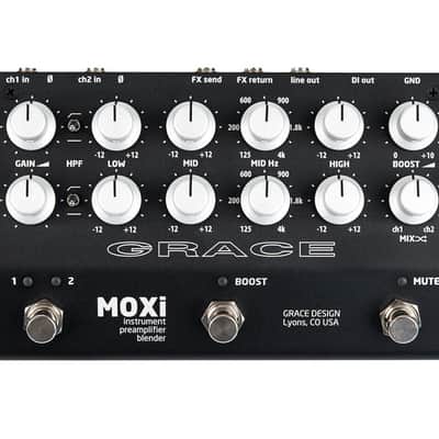 Grace Design Moxi Studio Quality 2 Channel Instrument Preamp, EQ & DI image 1