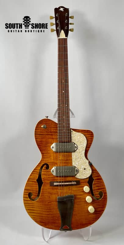 Retrograde Guitars Cambridge Hollow Body 2021 Honey Amber Varnish NEW (Authorized Dealer) image 1