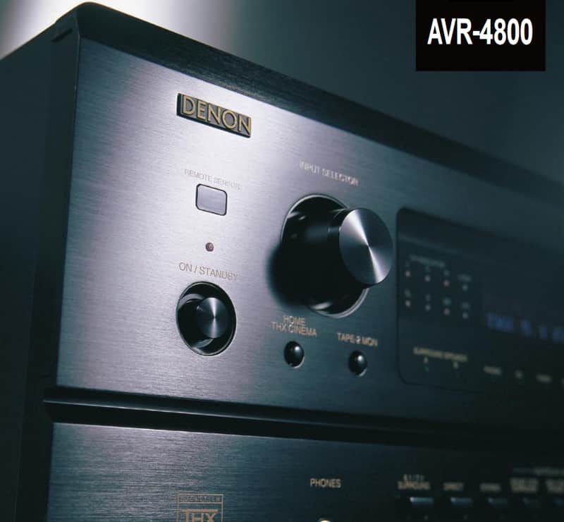 Denon AVR-4800 Receiver 125 Watts Per Channel Audiophile Performance - Rare and Special MIJ Classic image 1