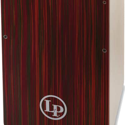 Latin Percussion LP1491RB Woodshop Red Blur Cajon image 9